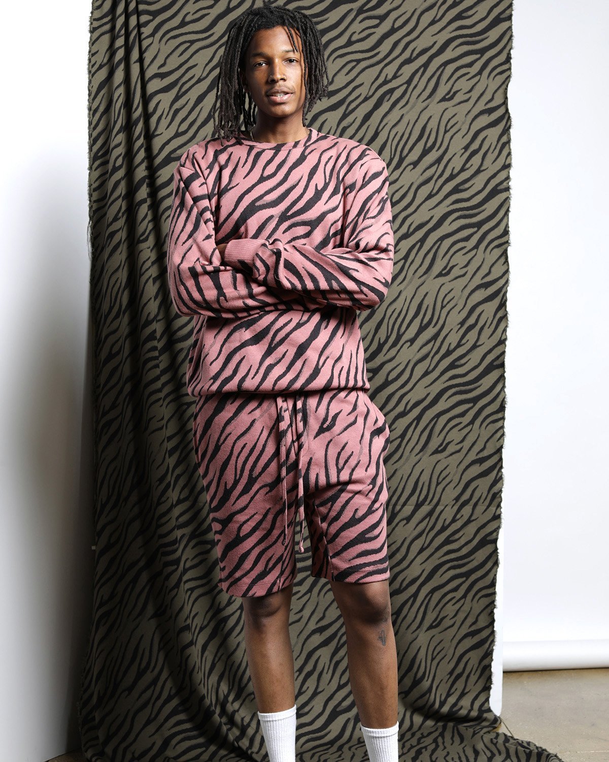 Bali Tiger Hyper Reality Knit Shorts (FINAL SALE)-MENS-Twenty