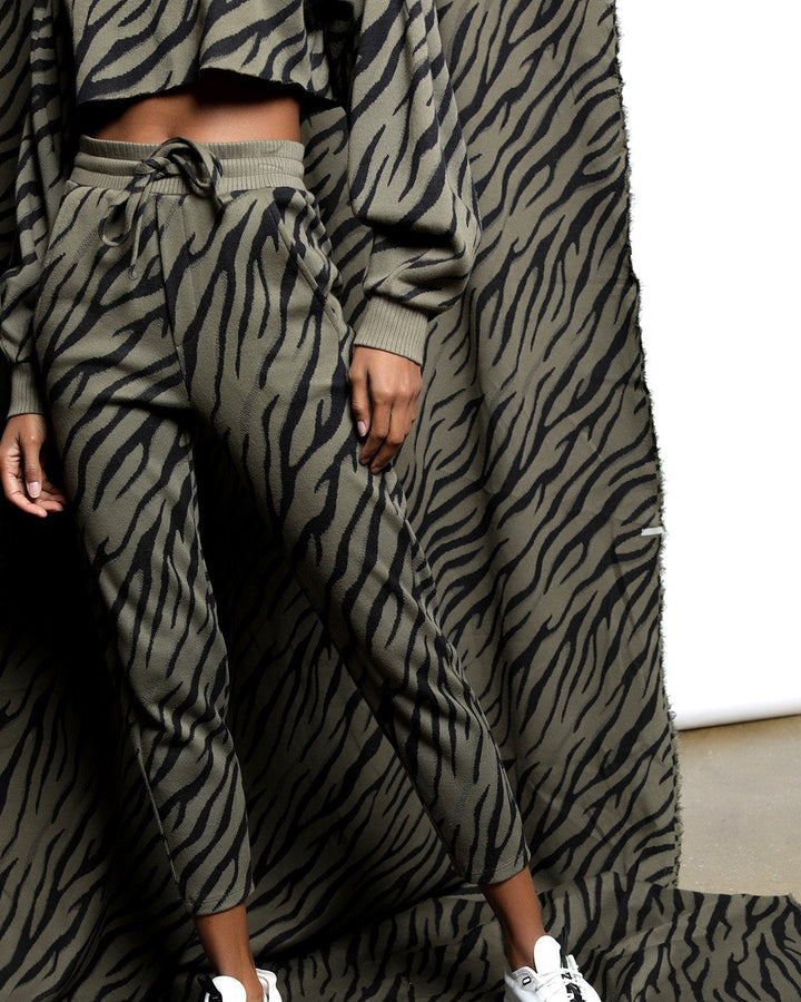Bali Tiger Hyper Reality Knit Sweatpant (FINAL SALE)-WOMENS-Twenty
