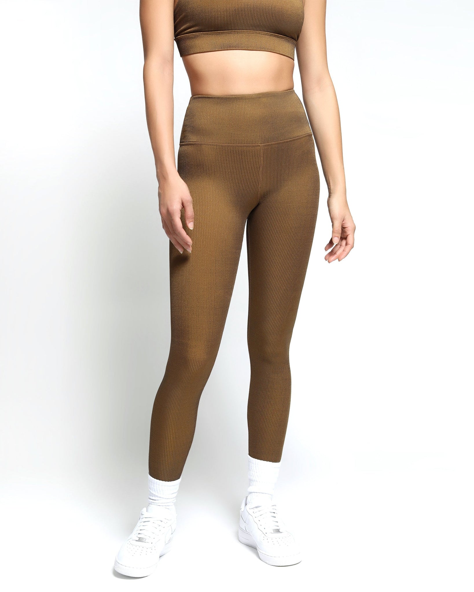 Colorsphere Rib High Waist Leggings (FINAL SALE)-Womens-Twenty