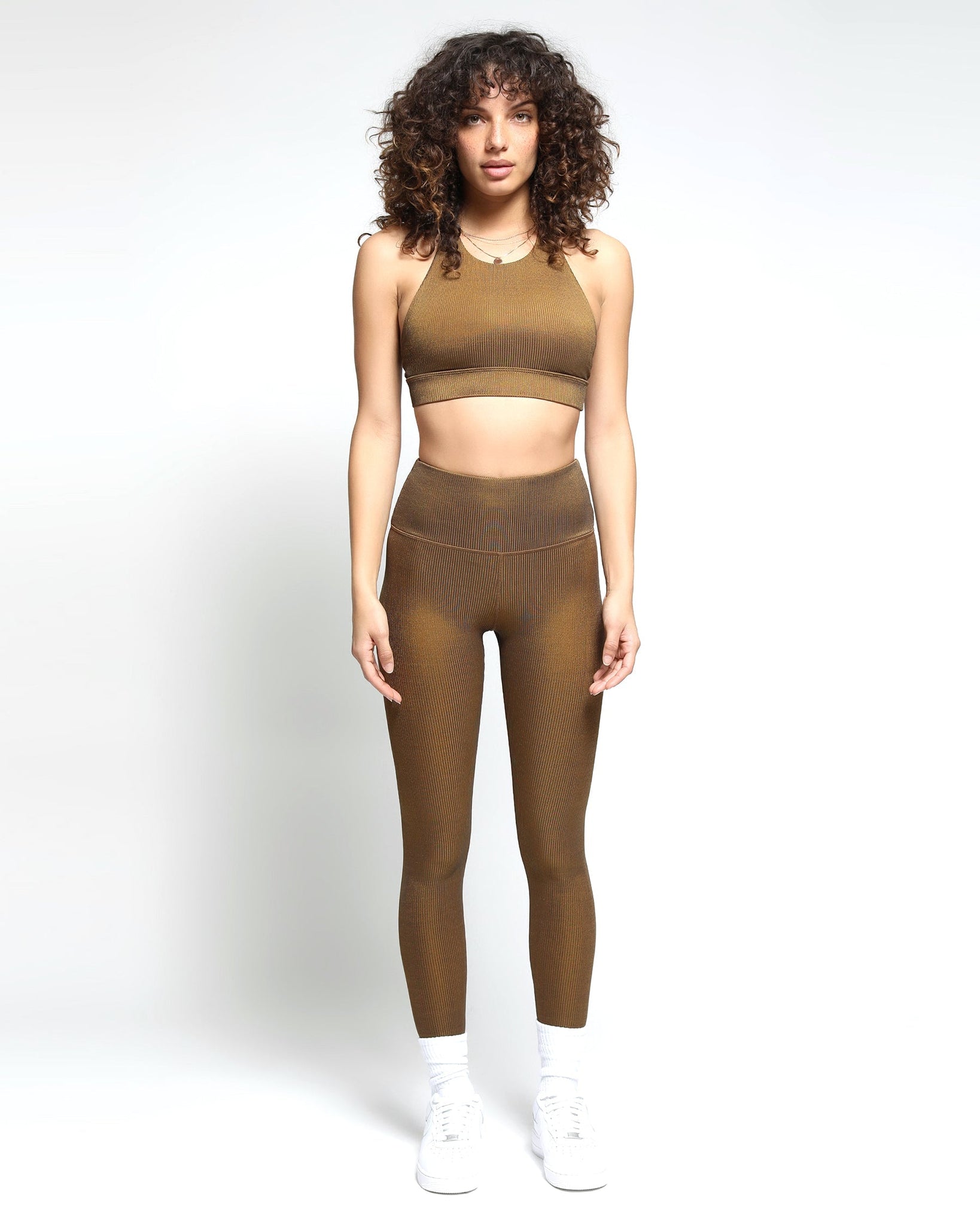 Colorsphere Rib High Waist Leggings (FINAL SALE)-Womens-Twenty