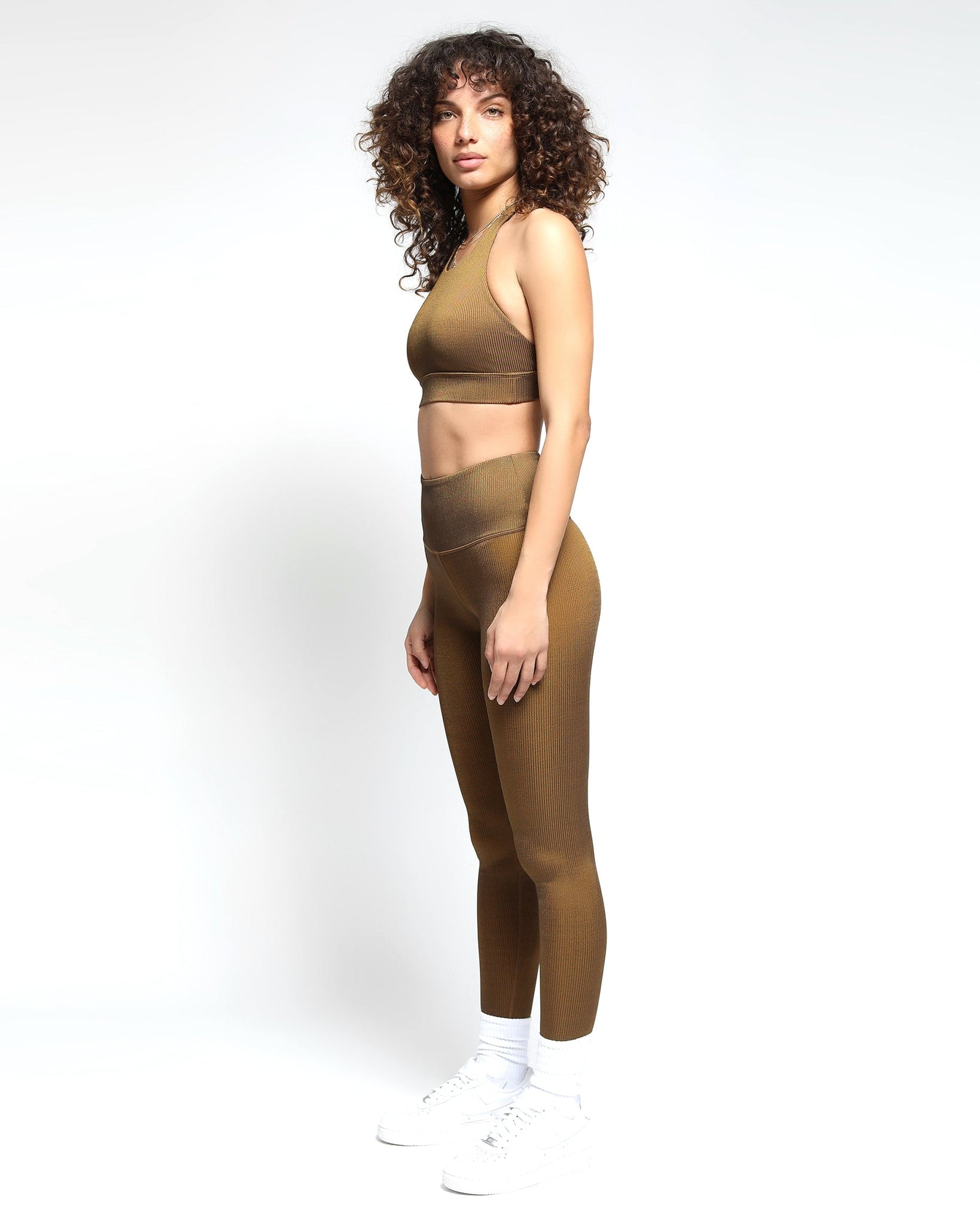 Colorsphere Rib High Waist Leggings (FINAL SALE)-Womens-Twenty