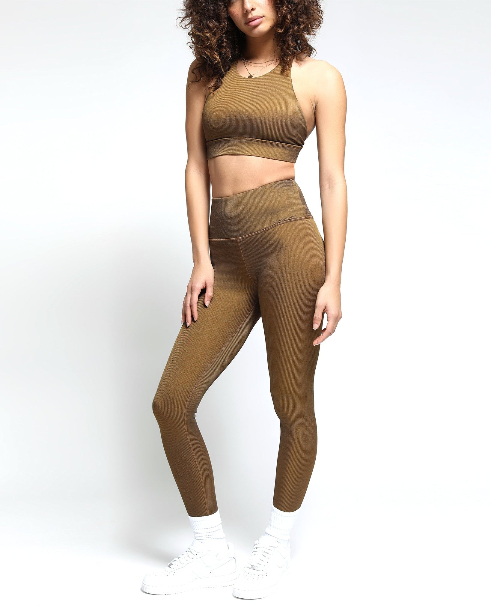 Colorsphere Rib High Waist Leggings (FINAL SALE)-Womens-Twenty