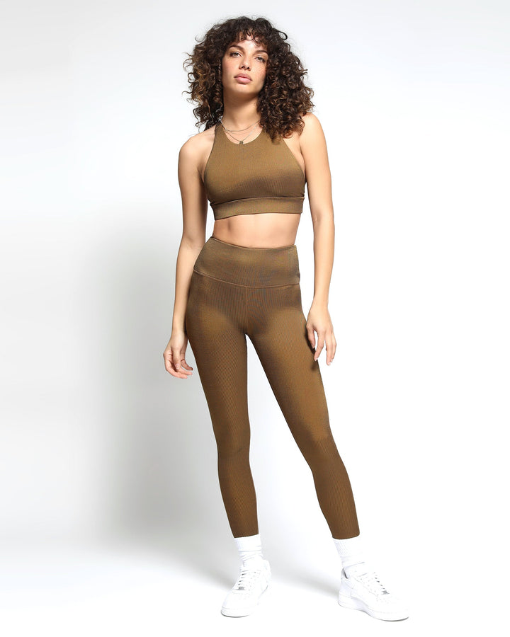 Colorsphere Rib High Waist Leggings (FINAL SALE)-Womens-Twenty