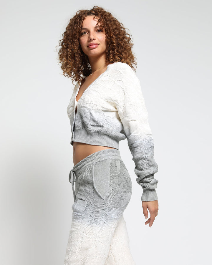 Crossover Netting Sweater Joggers (FINAL SALE)-Womens-Twenty