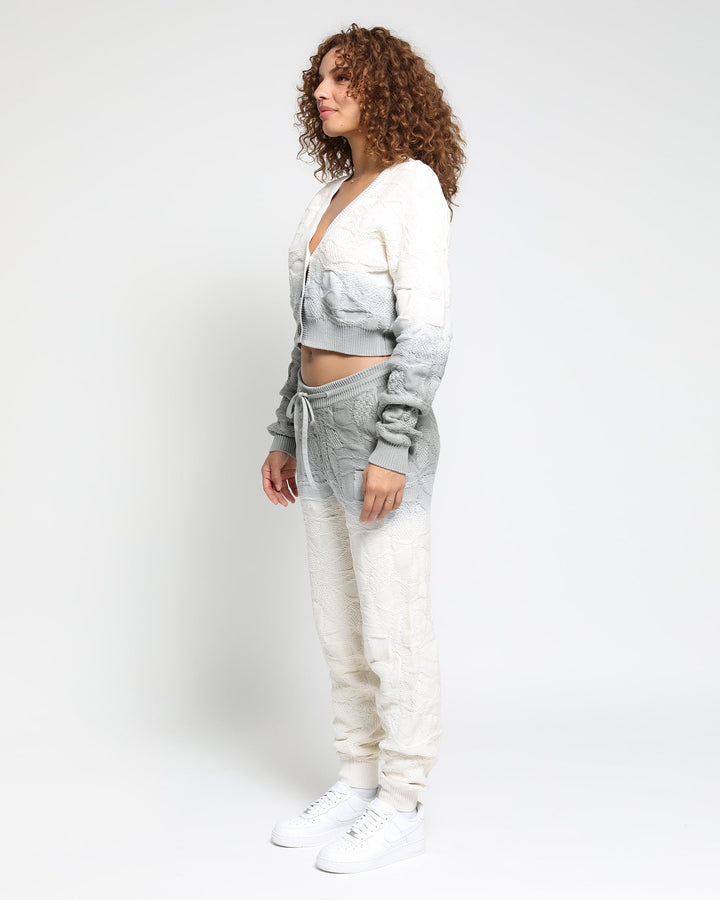 Crossover Netting Sweater Joggers (FINAL SALE)-Womens-Twenty