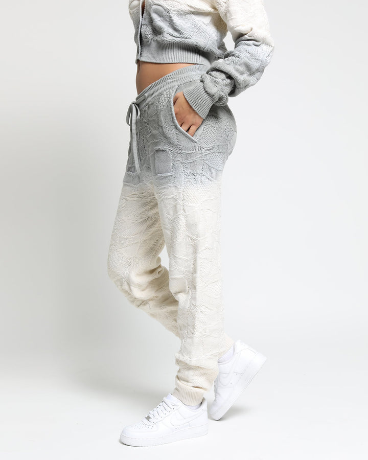 Crossover Netting Sweater Joggers (FINAL SALE)-Womens-Twenty