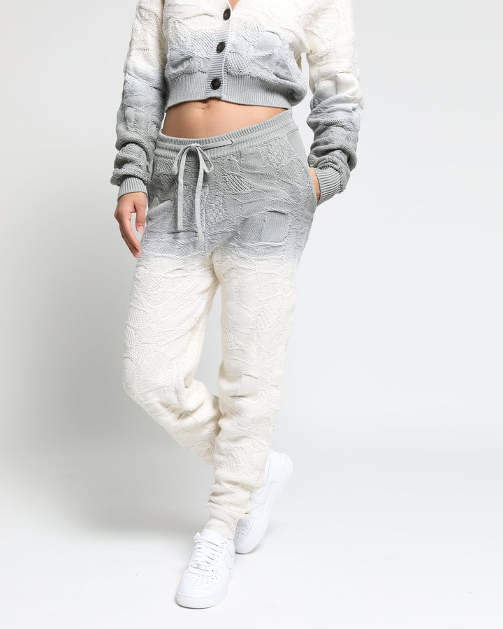 Crossover Netting Sweater Joggers (FINAL SALE)-Womens-Twenty