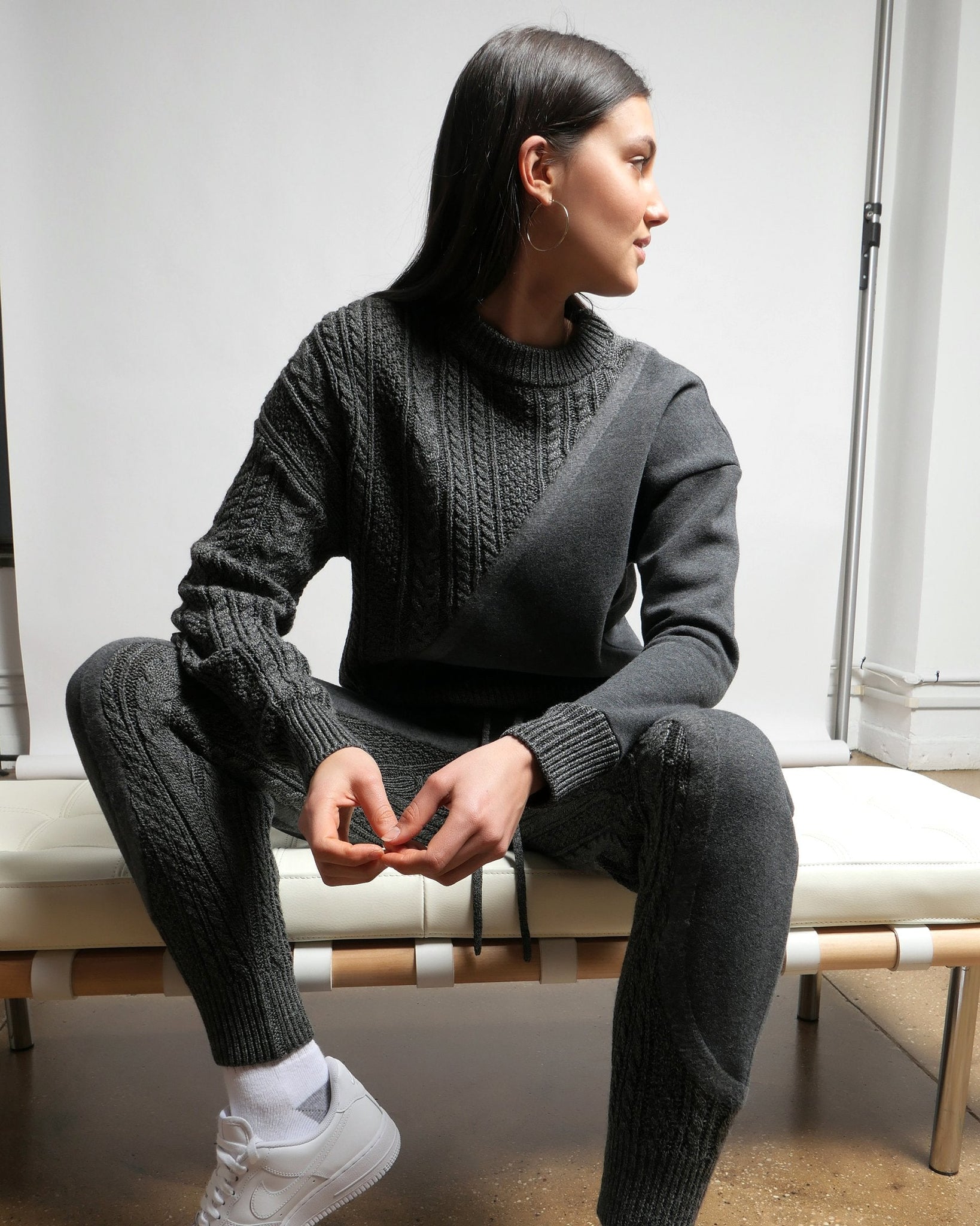 Felt Connect Terry / Sweater Crew Neck (FINAL SALE)-WOMENS-Twenty