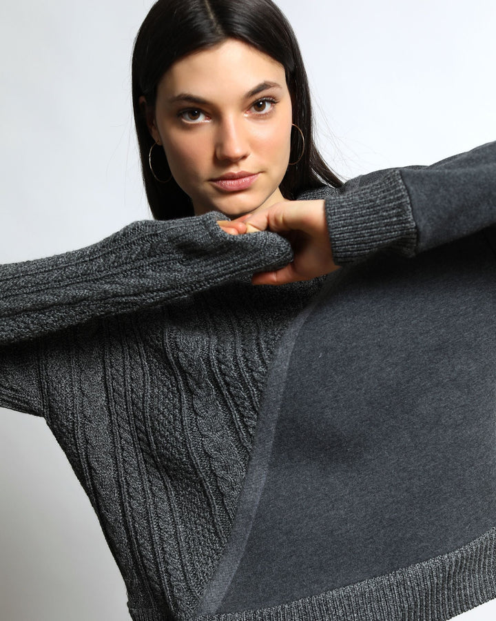 Felt Connect Terry / Sweater Crew Neck (FINAL SALE)-WOMENS-Twenty