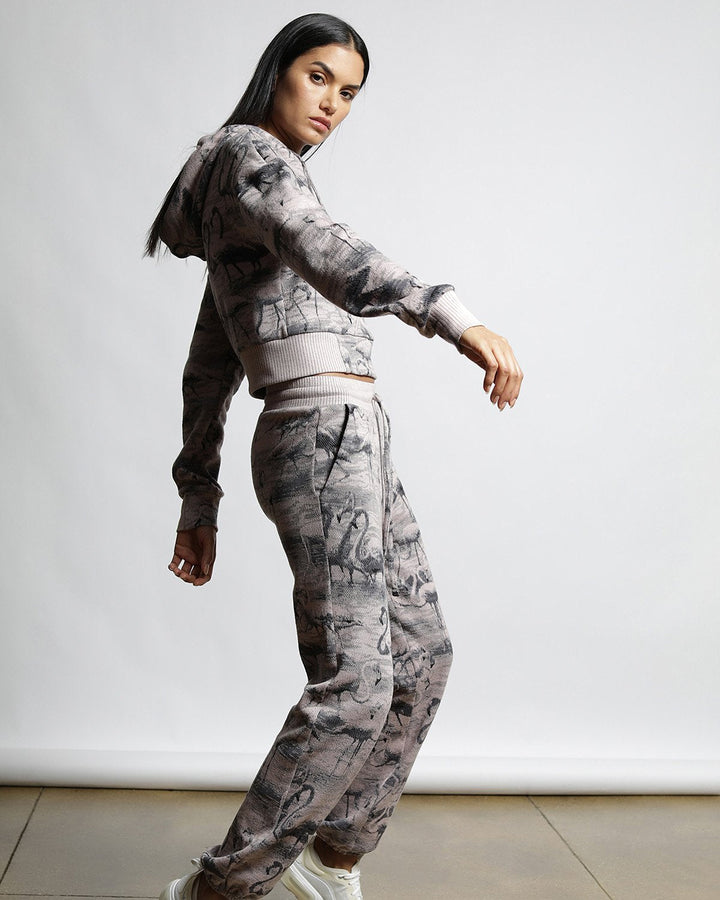 Flamingo Hyper Reality Knit Sweatpant (FINAL SALE)-WOMENS-Twenty