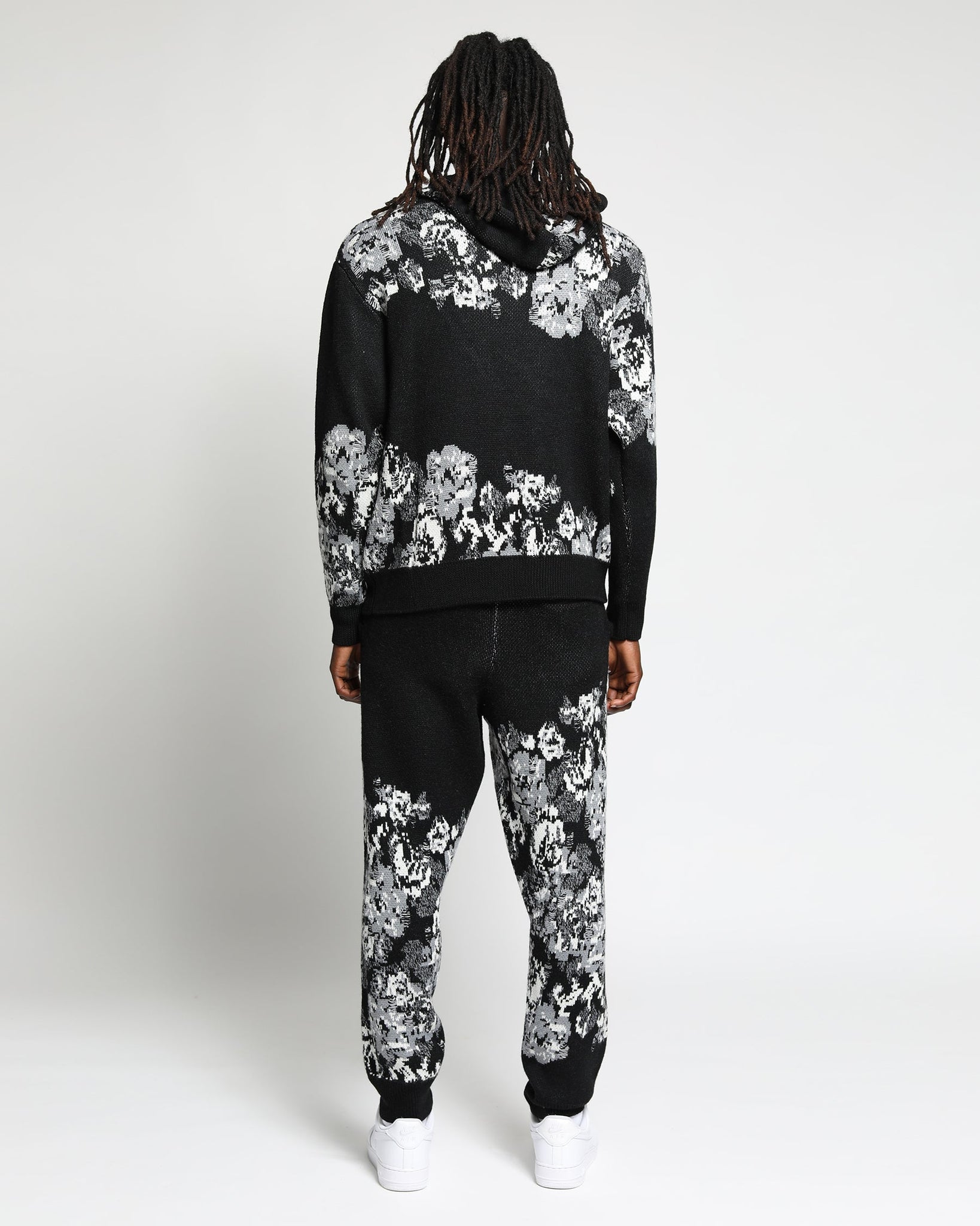 Hanging Floral Distressed Sweater Pant (FINAL SALE)-Mens-Twenty