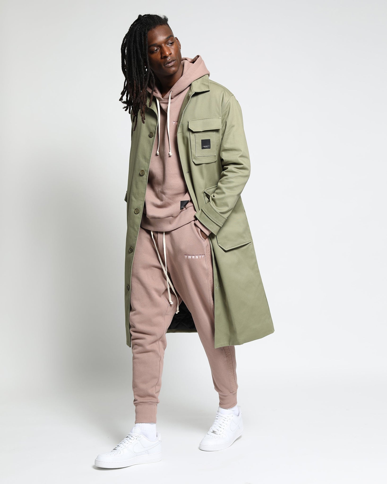 Harmony Twill Overcoat (FINAL SALE)-Mens-Twenty