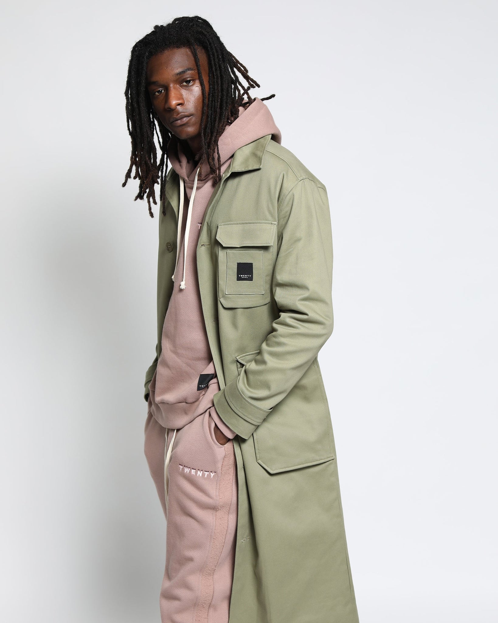 Harmony Twill Overcoat (FINAL SALE)-Mens-Twenty