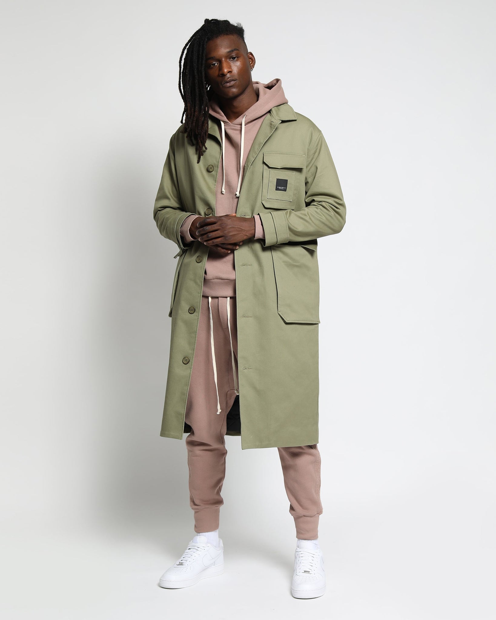 Harmony Twill Overcoat (FINAL SALE)-Mens-Twenty