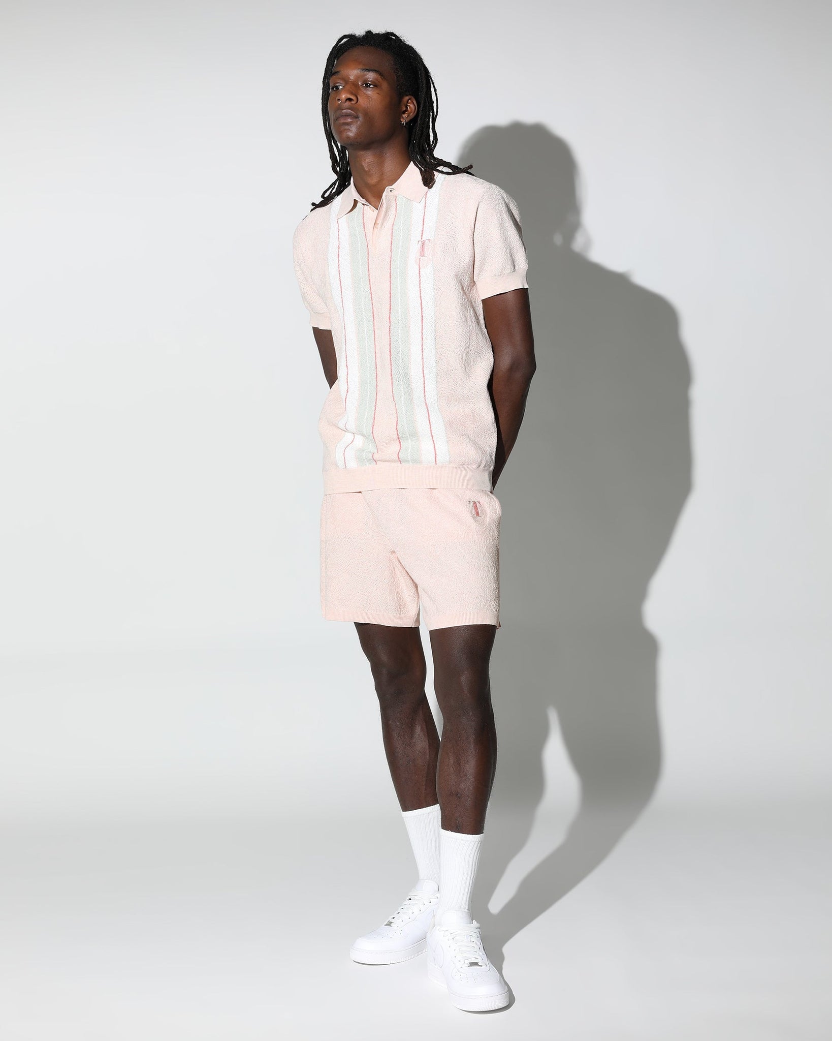 Identity Gauzy Knit S/S Polo Shirt (FINAL SALE)-MENS-Twenty