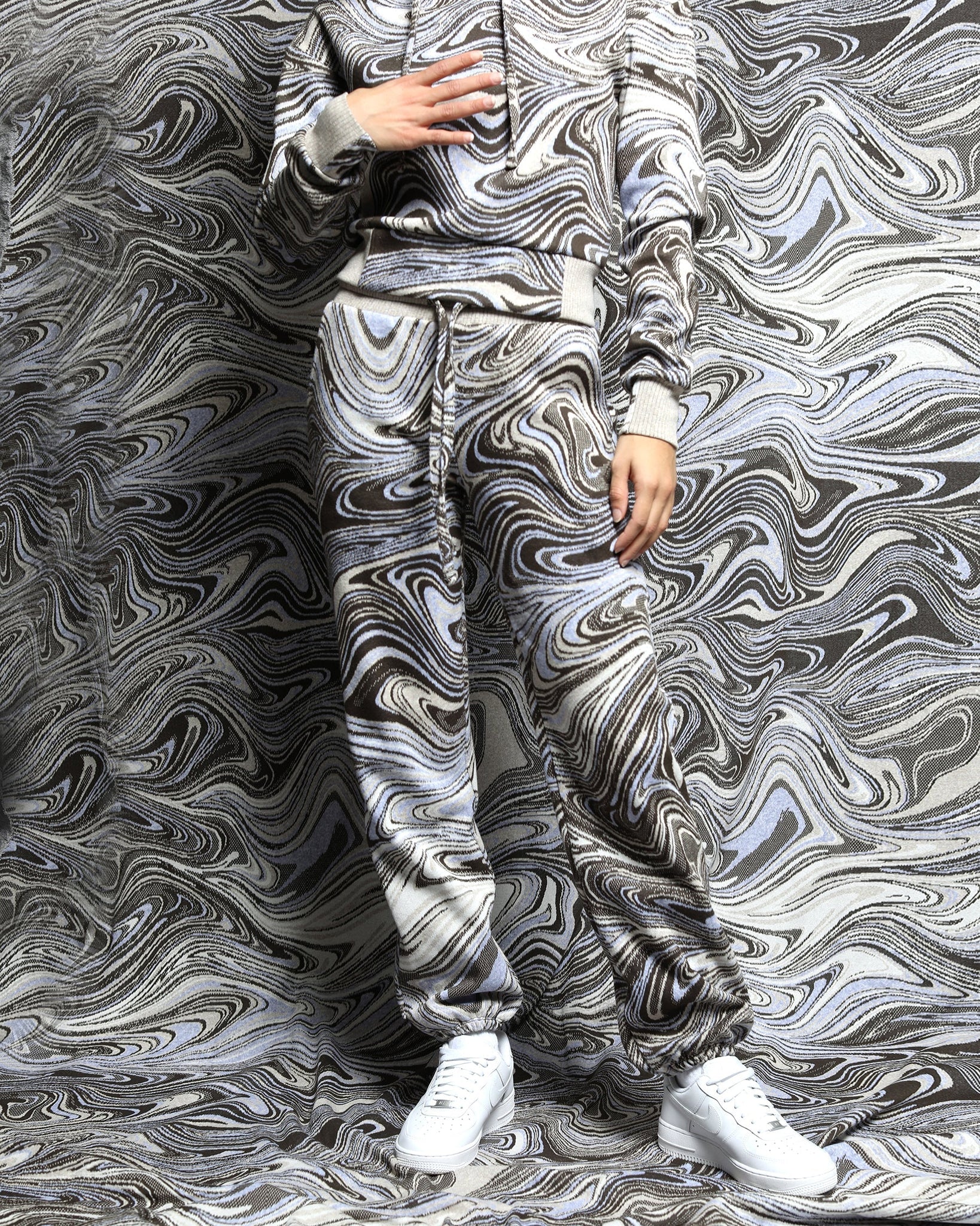 Liquid Swirl Hyper Reality Knit Sweatpants (FINAL SALE) - twentytees