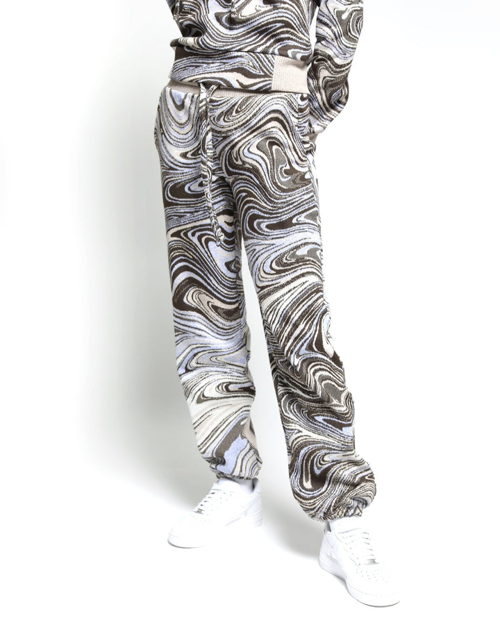 Liquid Swirl Hyper Reality Knit Sweatpants (FINAL SALE) - twentytees