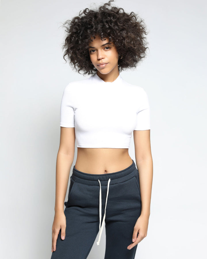 Mackay Rib Crop S/S Tee (FINIAL SALE)-Womens-Twenty