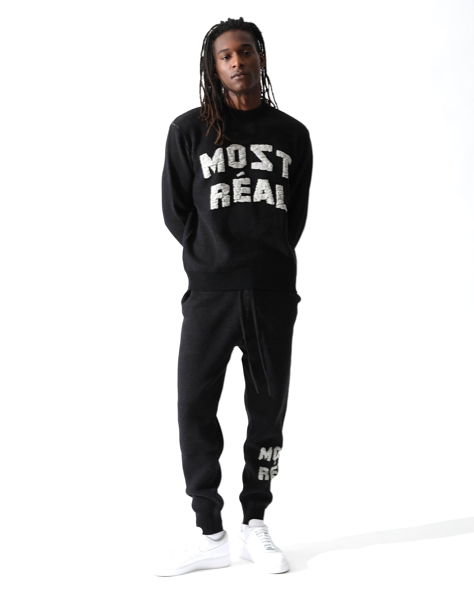 Most Real Jacquard Chunky Sweater Crewneck-MENS-Twenty