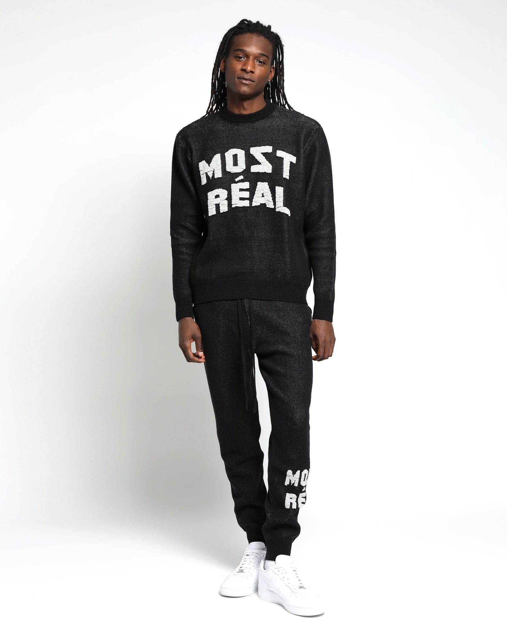 Most Real Jacquard Chunky Sweater Crewneck-MENS-Twenty