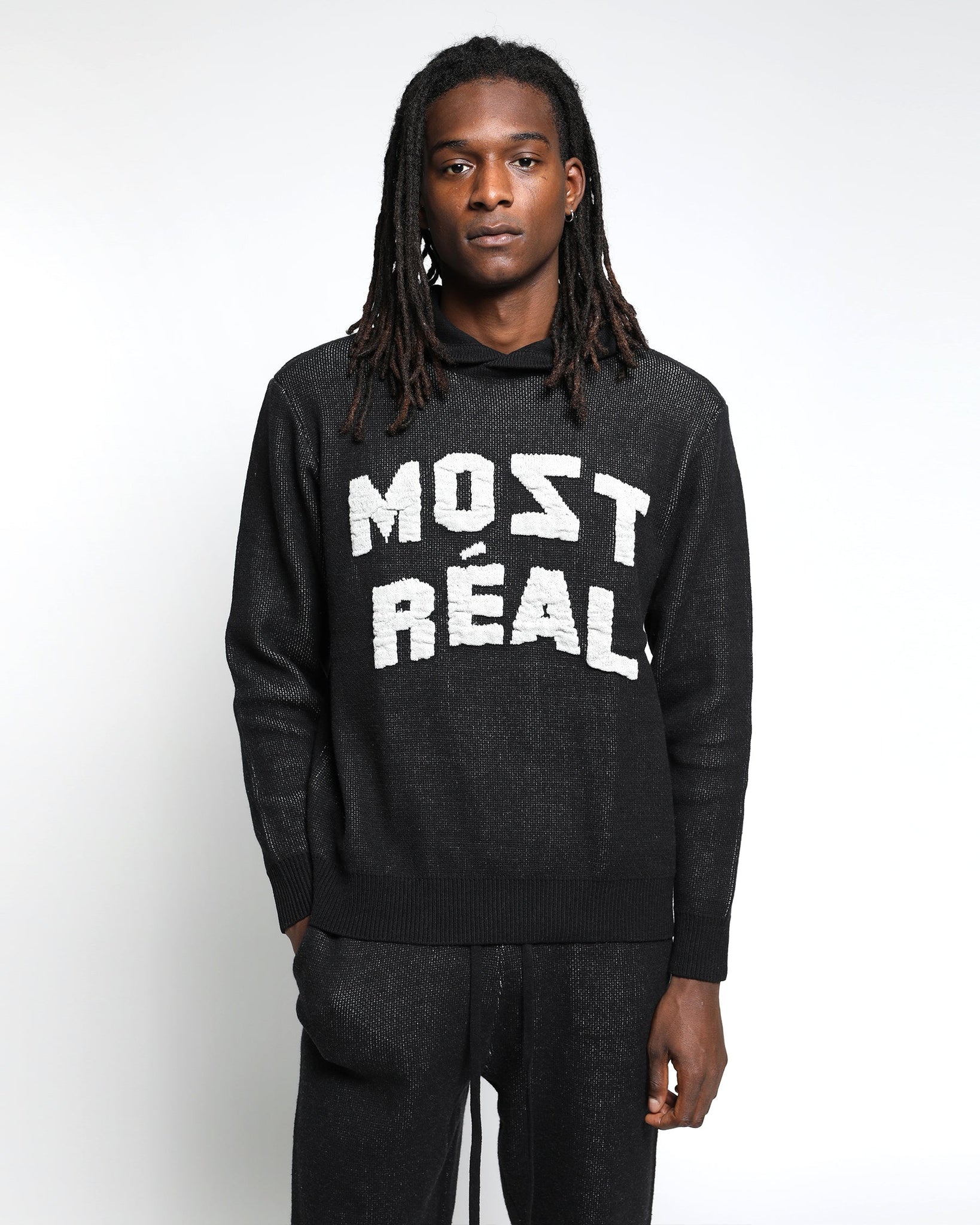 Most Real Jacquard Chunky Sweater Hoodie Twenty Montreal