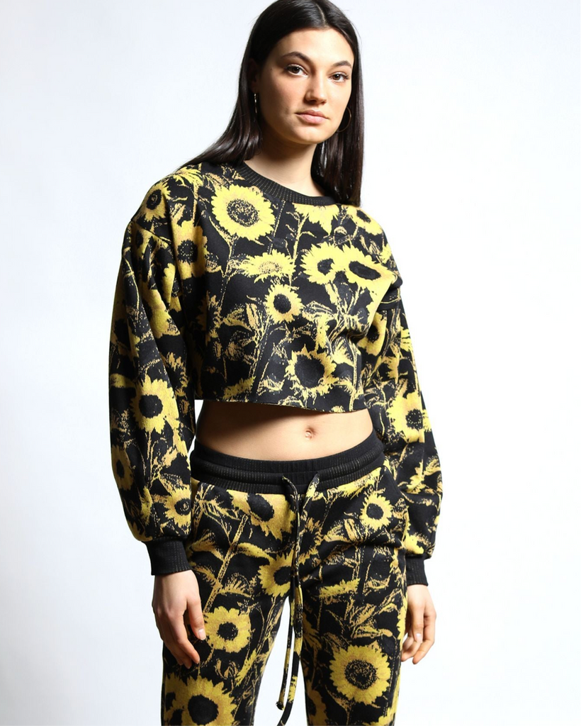 Sunflower Hyper Reality Crop Top (FINAL SALE)-WOMENS-Twenty