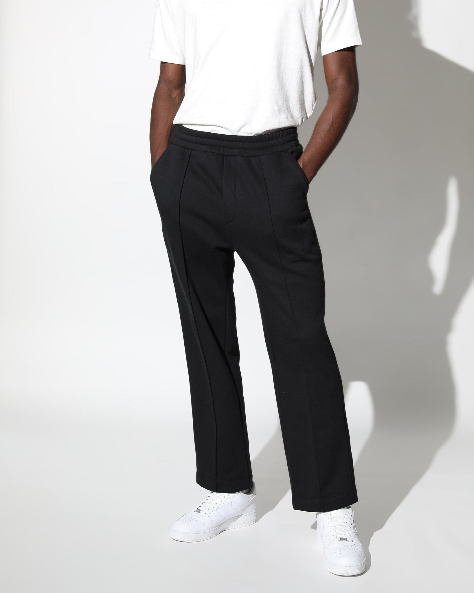 Sunnyside Brushed Terry Pin-tucked Wide Leg Pant (FINAL SALE)-Mens-Twenty