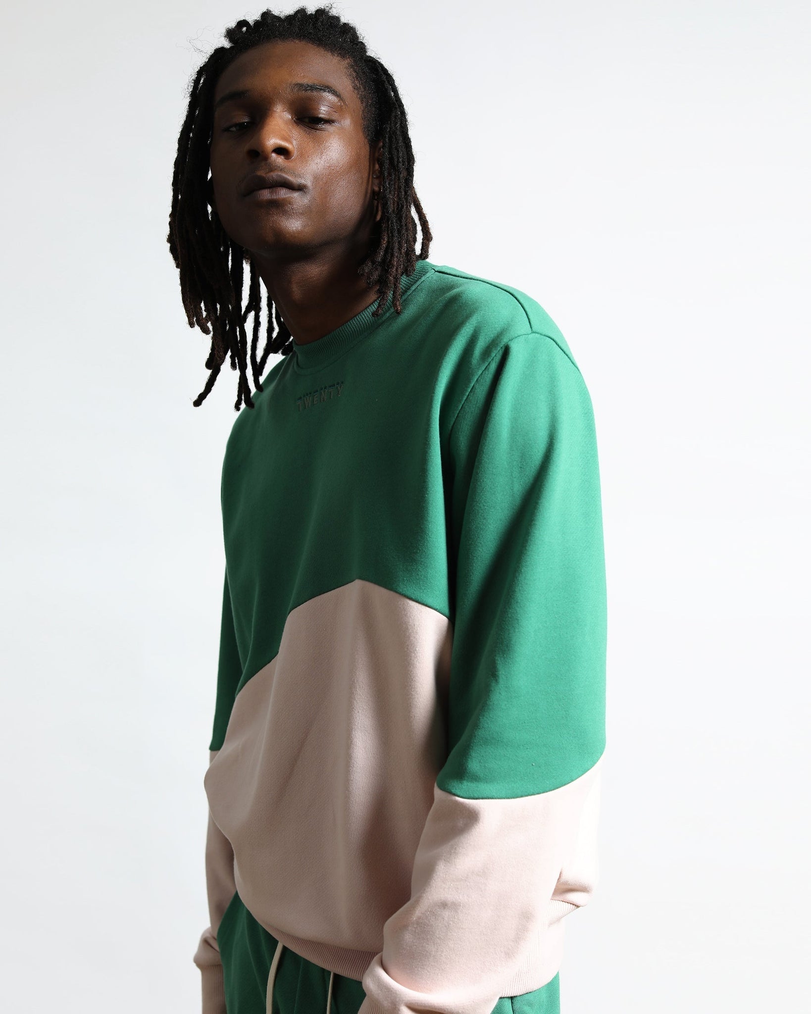 Sunnyside Reverse Loop Terry Colorblock Sweatshirt