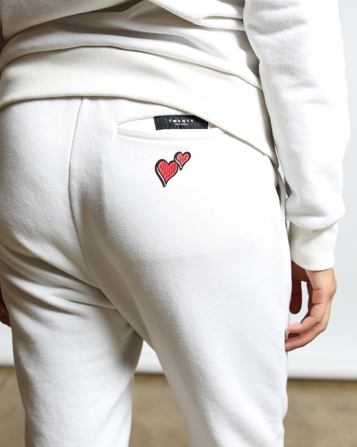 Sweatpants Romantic Vertical Print (FINAL SALE)-WOMENS-Twenty