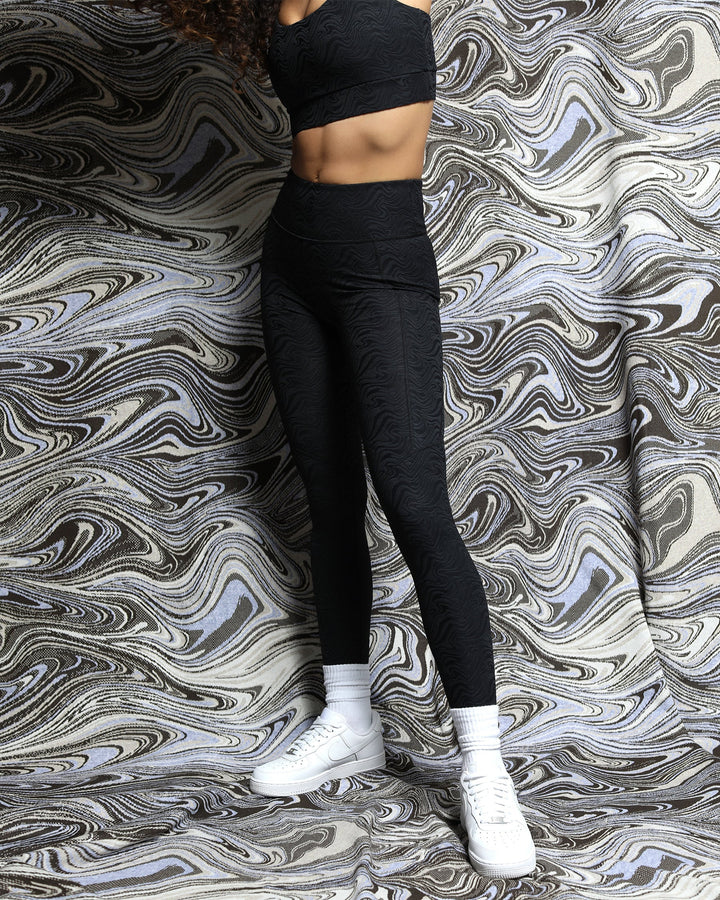 Swirl 3D Activewear Leggings (FINAL SALE)-Womens-Twenty