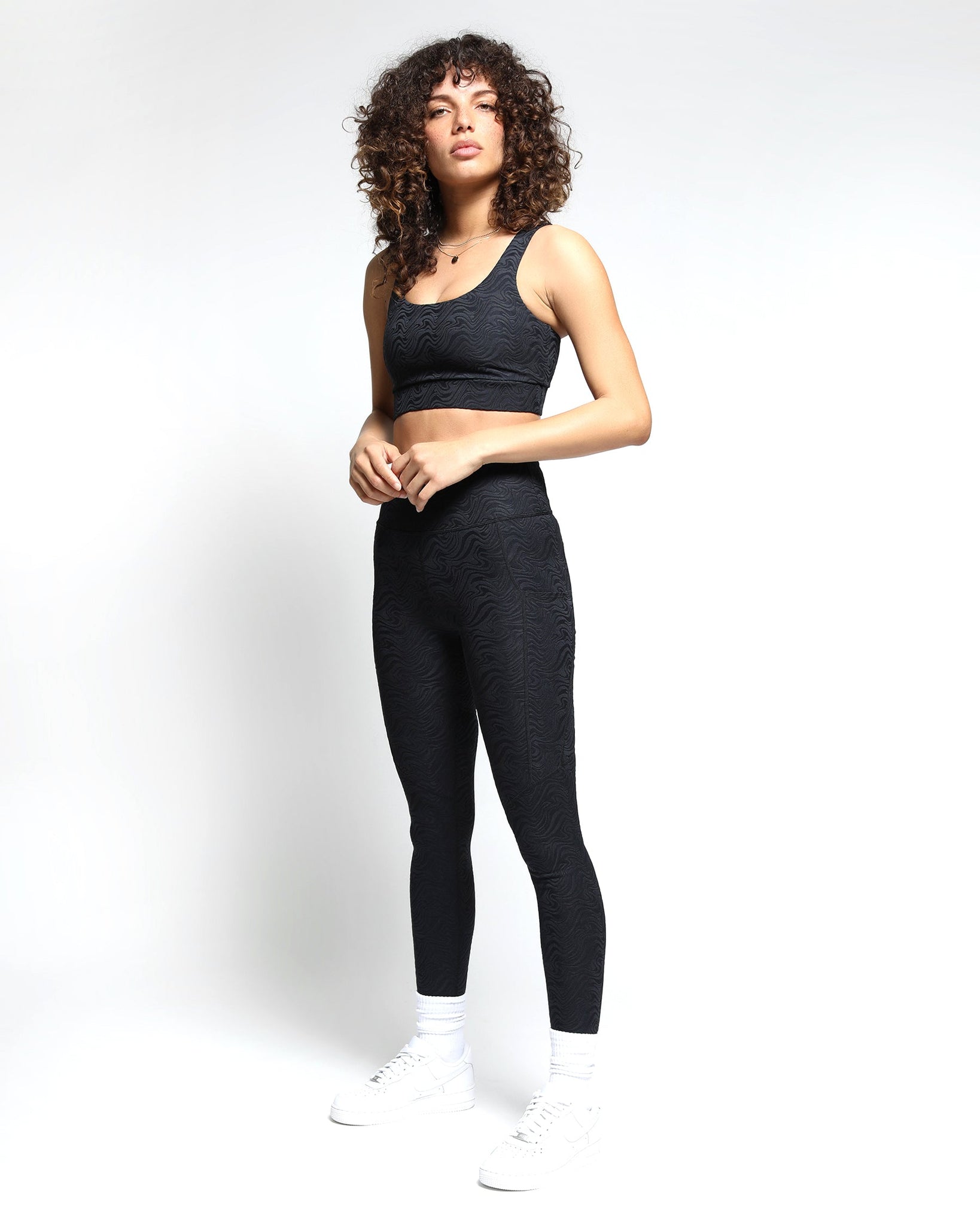 Swirl 3D Activewear Leggings (FINAL SALE)-Womens-Twenty