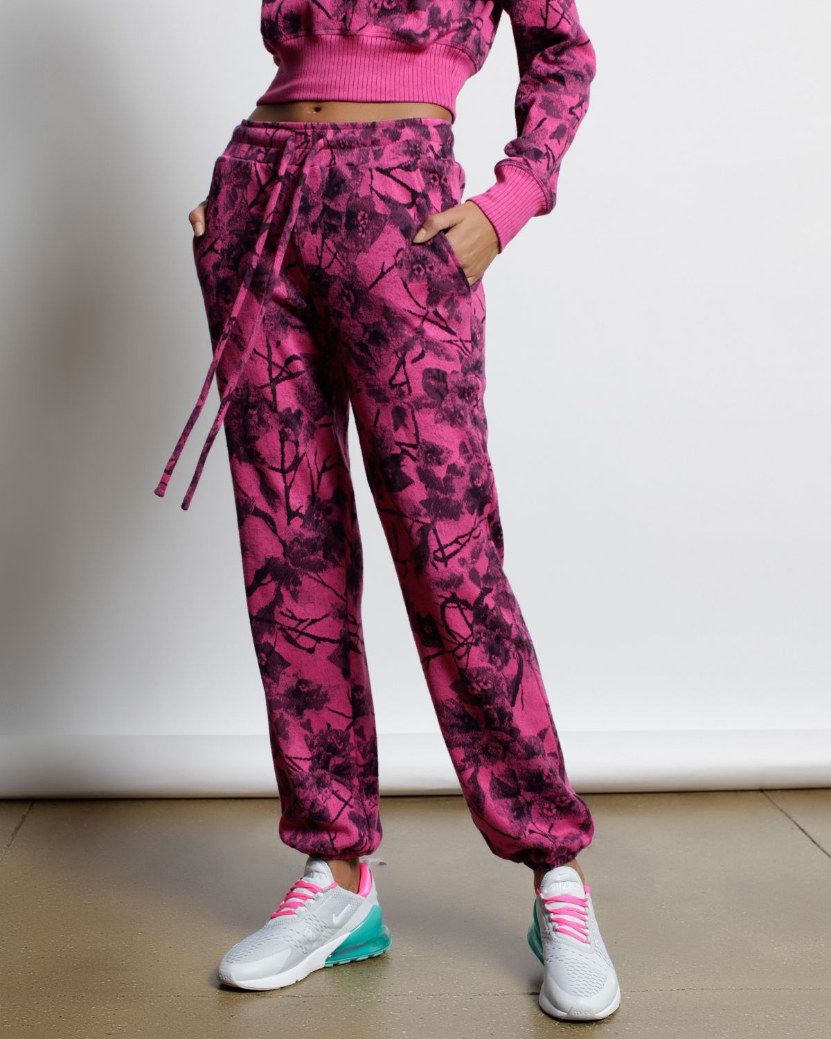 Bougainvillea Hyper Reality Knit Sweatpant-WOMENS-Twenty