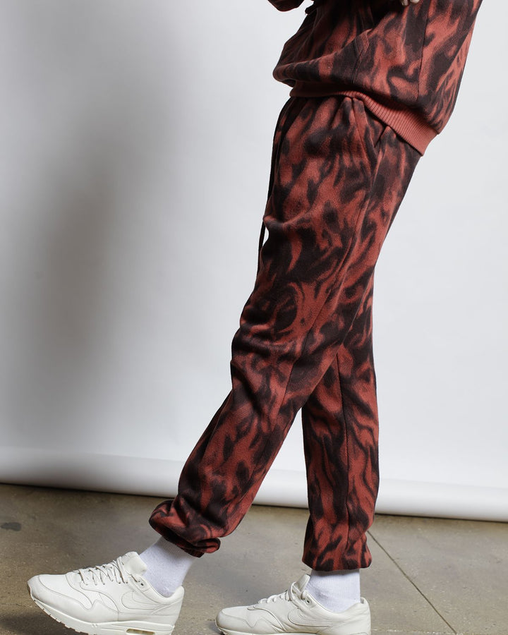 Flames Hyper Reality Knit Jogger Pants | Men's Jogger Pants