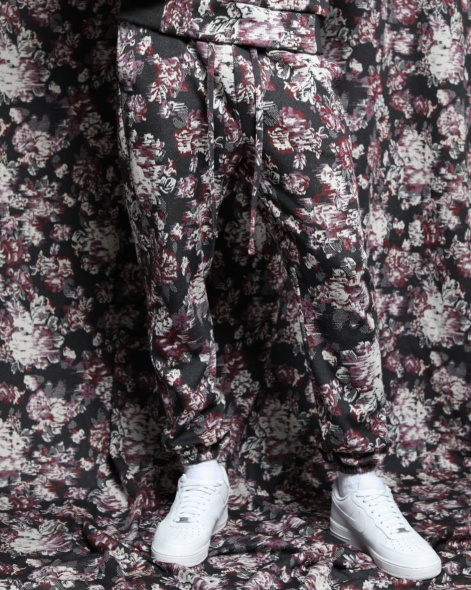 Floral Glitch Hyper Reality Knit Pant-Mens-Twenty