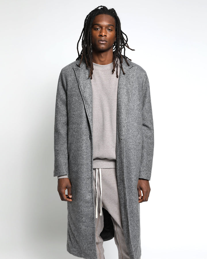 Maddux Plush Fleece Overcoat-Mens-Twenty