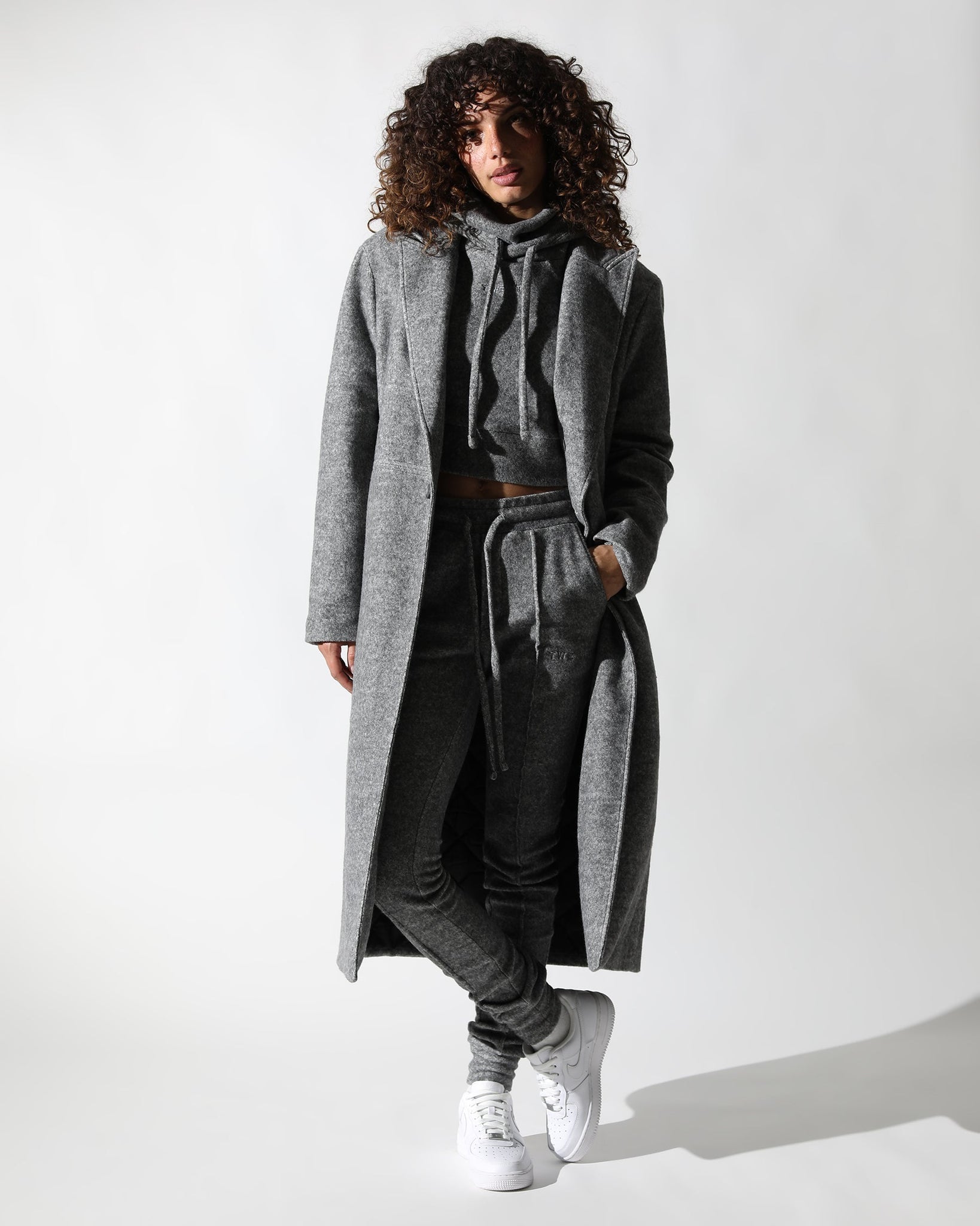 Maddux Plush Fleece Overcoat-Womens-Twenty