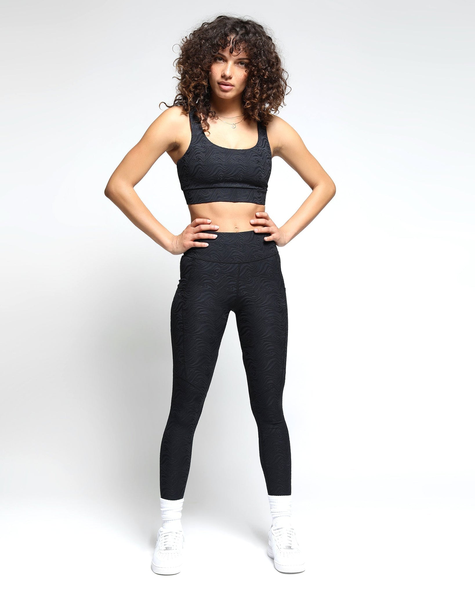 Black Women's Sports Leggings / Sports Tights: Shop up to −32