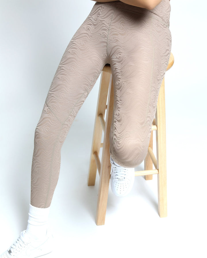 Swirl 3D Activewear Leggings-Womens-Twenty