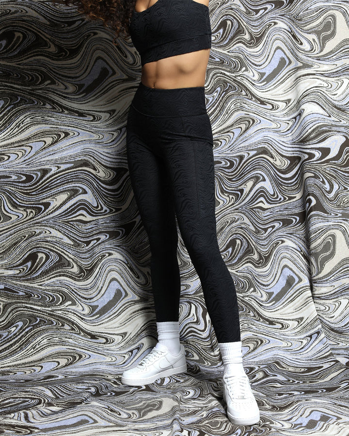 MRULIC yoga pants Length Womens Fitness Stretch Active Running