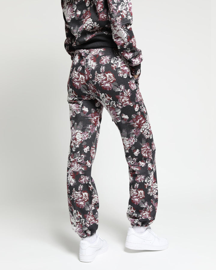 New No Boundaries Floral Knit Flare Pants Juniors Women Black White Many  Sizes | eBay